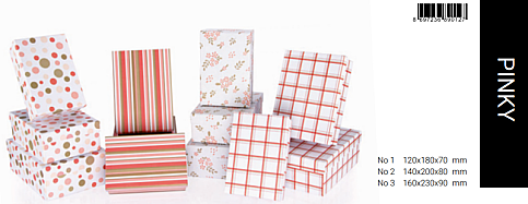 GIPTA PİNKY HEDİYELİK KUTU 140x200x80 (BX0127-02) - 1