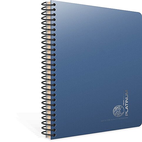 Gıpta 5693 Platinum Spiralli Plastik Kapak Defter 17x24 Kareli 100 Yaprak (5693000-2011) - 1