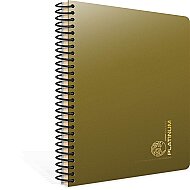 Gıpta 5693 Platinum Spiralli Plastik Kapak Defter 17x24 Kareli 100 Yaprak (5693000-2011) - 2