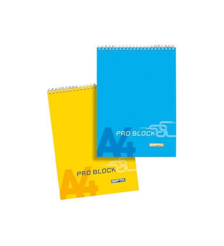 GIPTA 1397 PRO-BLOCK SPİRALLİ BLOKNOT A4 ÇİZGİLİ 40 YAPRAK