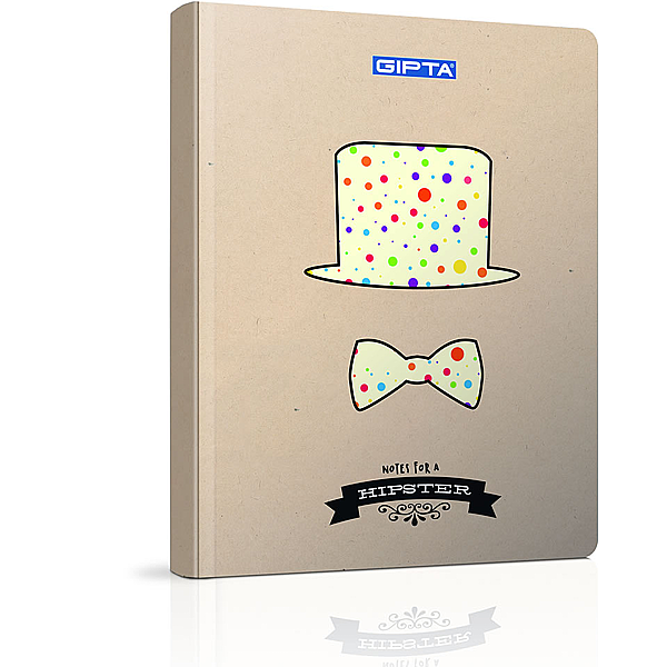 GIPTA 2803 SERT KAPAK DEFTER 13x21 ÇİZGİLİ-KARELİ 120 YAPRAK (2803000-2011)