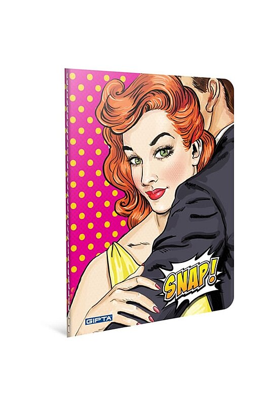GIPTA 2702 SNAP KARTON KAPAK DEFTER A4 ÇİZGİLİ 60 YAPRAK (2702000-2011)