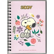 Gıpta 7316 Snoopy Spiralli Karton Kapak Defter A6 Çizgili 80 Yaprak (7316000-2011) - 3