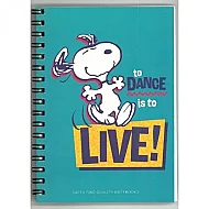 Gıpta 7316 Snoopy Spiralli Karton Kapak Defter A6 Çizgili 80 Yaprak (7316000-2011) - GIPTA (1)