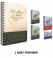 GIPTA 1700 SPİRALLİ SERT KAPAK MÜZİK DEFTERİ A4 80 YAPRAK (1700000-2011) - GIPTA