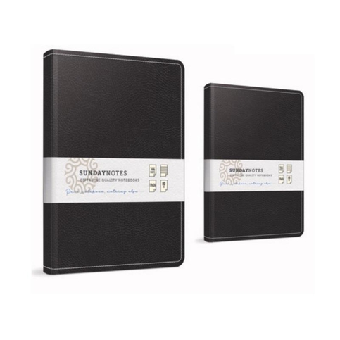Gıpta Sunday Deri Kapak Defter 19X26 Kareli 140 Yaprak (4928) - 1
