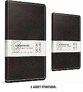 GIPTA 5044 SUNDAY NOTES SPİRALLİ DERİ KAPAK DEFTER A4 ÇİZGİLİ 140 YAPRAK (5044000-2011) - GIPTA