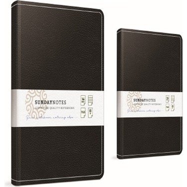 Gıpta Sunday Notes Deri Kapak Defter A4 Çizgili 140 Yaprak (5044) - 1