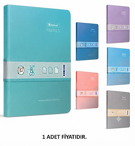 GIPTA 3483 THE BOOK PASTELS SERT KAPAK DEFTER 20x28 ÇİZGİLİ 296 YAPRAK (3483000-2011) - 1
