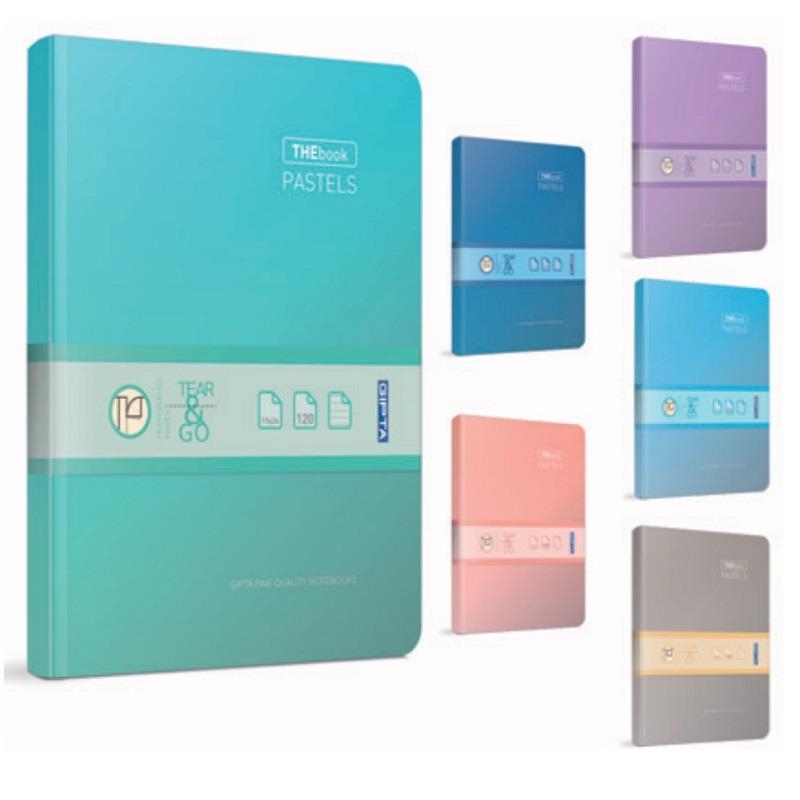 GIPTA 3485 THE BOOK PASTELS SERT KAPAK DEFTER 20x28 ÇİZGİLİ 400 YAPRAK