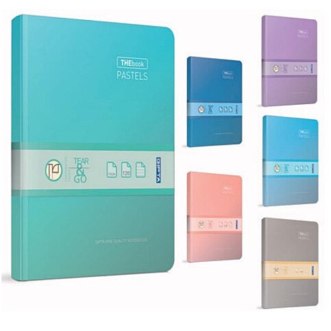GIPTA 3485 THE BOOK PASTELS SERT KAPAK DEFTER 20x28 ÇİZGİLİ 400 YAPRAK (3485000-2011) - 1