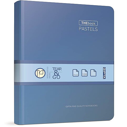 Gıpta 3486 The Book Pastels Sert Kapak Defter 20x28 Kareli 400 Yaprak (3486000-2011) - 1