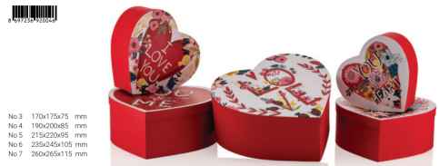 Gıpta Valentines Hediyelik Kutu 235X245X105 (0046) - 1