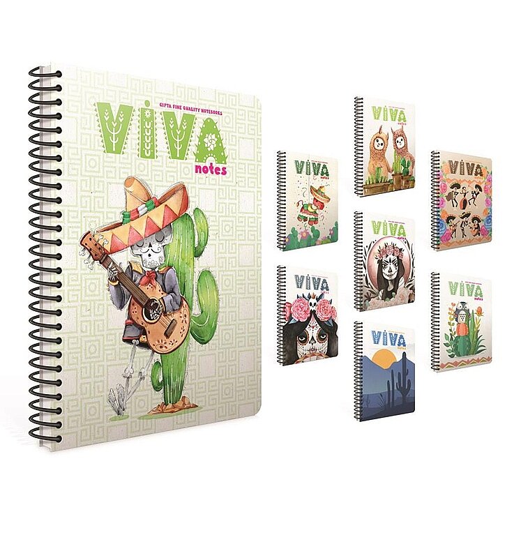 GIPTA 4582 VİVA NOTES SPİRALLİ DEFTER A4 ÇİZGİLİ 80 YAPRAK (4582000-2011)