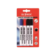 Globox 6519 Beyaz Tahta Kalemi Yuvarlak Uç 4 Renk Blister - 1