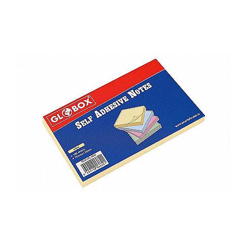 GLOBOX 6632 YAPIŞKANLI NOT KAĞIDI 75x100 100 YAPRAK SARI - 1