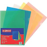 GLOBOX 6642 L POŞET DOSYA A4 YEŞİL 100LÜ - GLOBOX