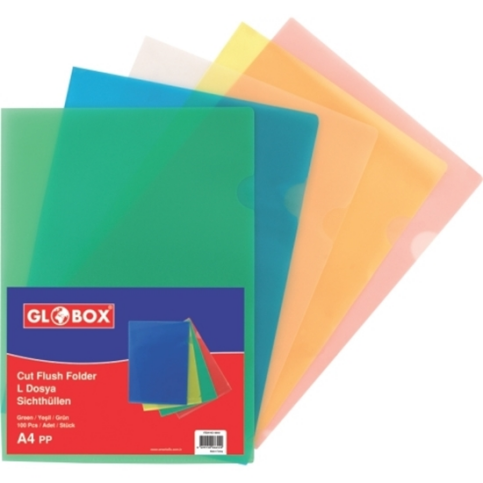 Globox 6642 L Poşet Dosya A4 Yeşil 100Lü - 2