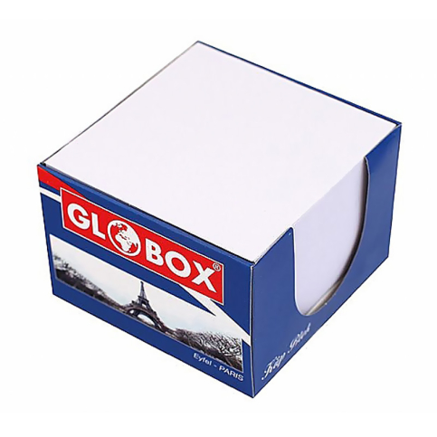 Globox 6865 Küp Blok Not Kağıdı Beyaz Kutu - 1