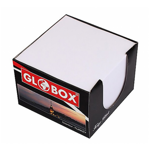 Globox 6865 Küp Blok Not Kağıdı Beyaz Kutu - 4