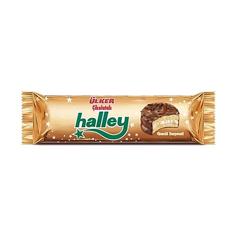 ÜLKER HALLEY MİNİ ÇİKOLATA KAPLI BİSKÜVİ 66gr (39707) - 1