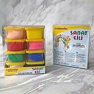 GOODWİN SANAT KİLİ 8 RENK SET 40gr (GW-SET8) - GOODWİN