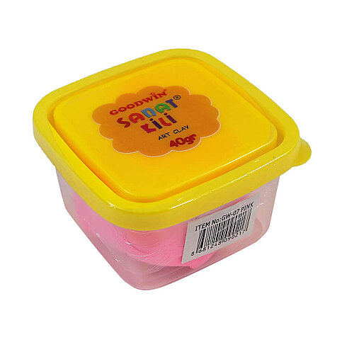 GOODWİN SANAT KİLİ PEMBE 40gr (GW-07) - 2