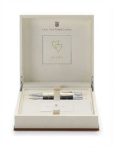 GRAF VON FABER-CASTELL ANELLO HİS AND HERS TÜKENMEZ KALEM SETİ (5190145692) - 1