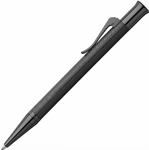 GRAF VON FABER-CASTELL GUİLLOCHE TÜKENMEZ KALEM SİYAH (5211145268) - 1