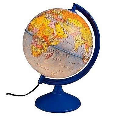 GÜRBÜZ 42301 IŞIKLI SİYASİ KÜRE 30cm - 2