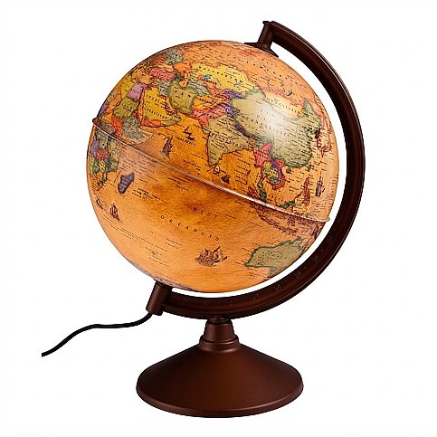 GÜRBÜZ 44301 IŞIKLI ANTİK KÜRE 30cm - 1