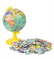 GÜRBÜZ 48151 FİZİKİ KÜRE MY WİLD WORLD 15cm+PUZZLE 100 PARÇA - GÜRBÜZ (1)