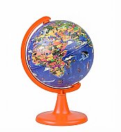GÜRBÜZ 48152 FİZİKİ KÜRE MY WORLD 15cm+PUZZLE 100 PARÇA - GÜRBÜZ