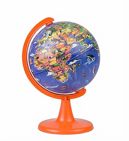 GÜRBÜZ 48152 FİZİKİ KÜRE MY WORLD 15cm+PUZZLE 100 PARÇA - 1