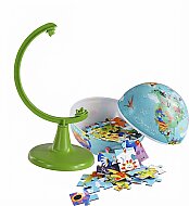 GÜRBÜZ 48153 FİZİKİ KÜRE DİNO WORLD 15cm+PUZZLE 54 PARÇA - GÜRBÜZ (1)