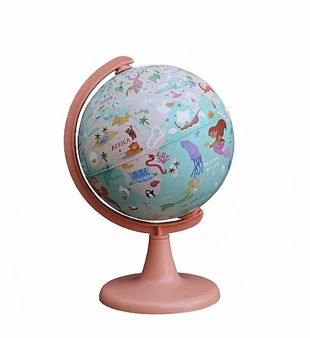 GÜRBÜZ 48156 FİZİKİ KÜRE MERMAİD JOURNEY 15cm+PUZZLE 54 PARÇA - 1
