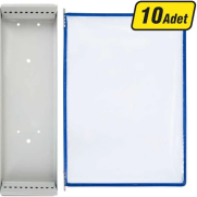 Gürsel Metal Şömiz Duvar Ünite Seti A4 10Lu (G9102) - GÜRSEL