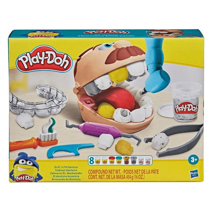 HASBRO PLAY-DOH OYUN HAMURU DİŞÇİ SETİ 4 (F-1259)