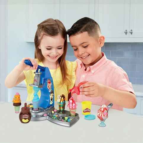 Hasbro Play-Doh Oyun Hamuru Renkli Dondurma (6688) - 3