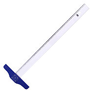 HATAS 01020 SABİT BAŞLI MİKA T CETVELİ 65cm - HATAS (1)