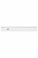 HATAS 0115 EKONOMİK PLASTİK ÖĞRENCİ CETVELİ 30cm - HATAS