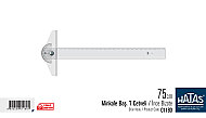 HATAS 01180 MİNKALE BAŞLIKLI MİKA T CETVELİ 75cm - HATAS