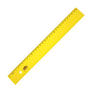 HATAS 0120 EKONOMİK CETVEL 30cm ŞEFFAF-NEON RENK - HATAS