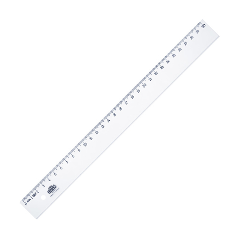 Hatas 0131 Ekonomik Cetvel 30Cm Şeffaf - 1