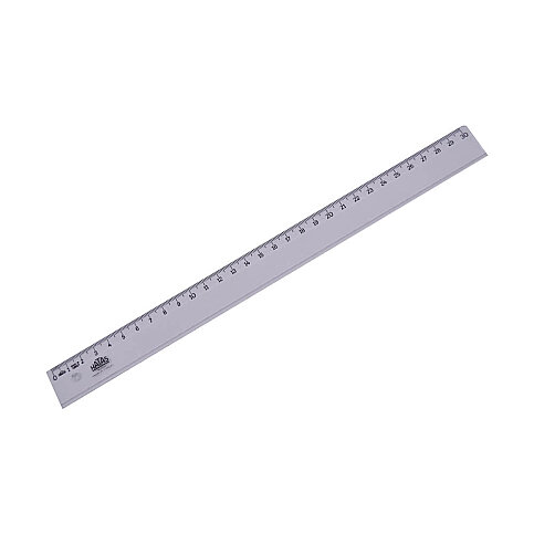 HATAS 0131 EKONOMİK CETVEL 30cm ŞEFFAF - 1