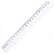 HATAS 0145 EKONOMİK PLASTİK ÖĞRENCİ CETVELİ 20cm - HATAS
