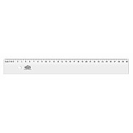 HATAS 0147 GENİŞ PLASTİK CETVEL 30cm ŞEFFAF - HATAS