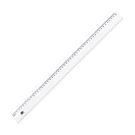 HATAS 0160 GENİŞ PLASTİK CETVEL 30cm - HATAS