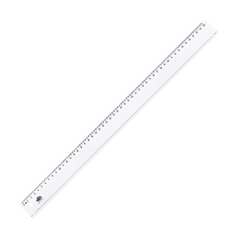 HATAS 0160 GENİŞ PLASTİK CETVEL 30cm - 1