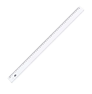 HATAS 0169 EKO PLASTİK ÖĞRENCİ CETVELİ 50cm - HATAS